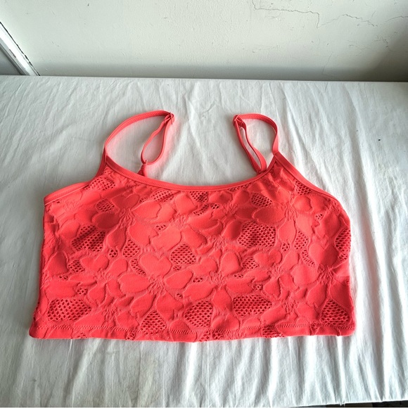 Aerie Floral Texture Padded Sports Bra - Picture 6 of 12